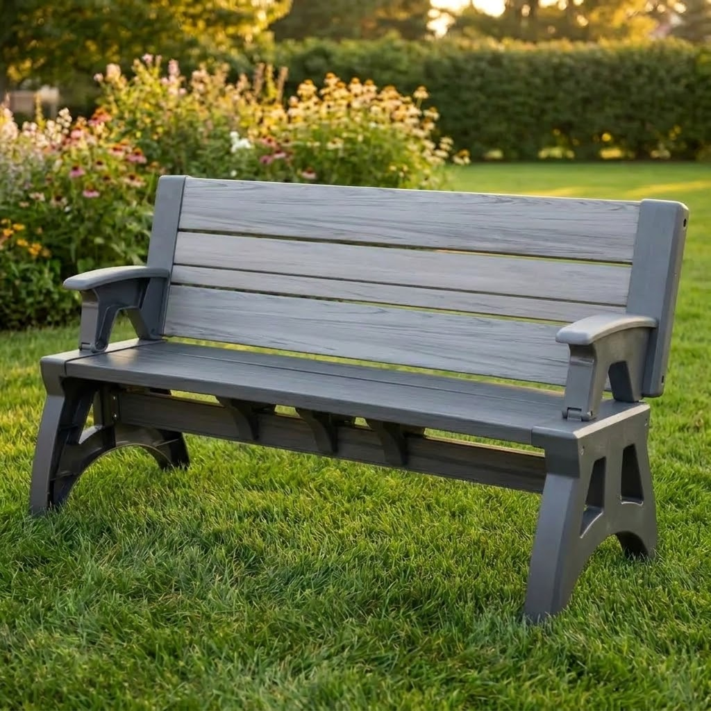 2-in-1 Outdoor Bench
