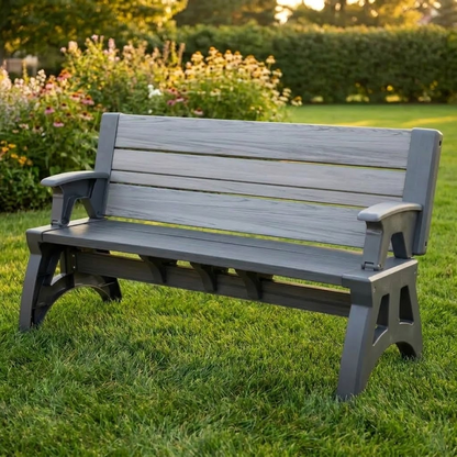 2-in-1 Outdoor Bench