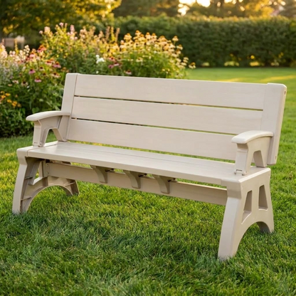 2-in-1 Outdoor Bench